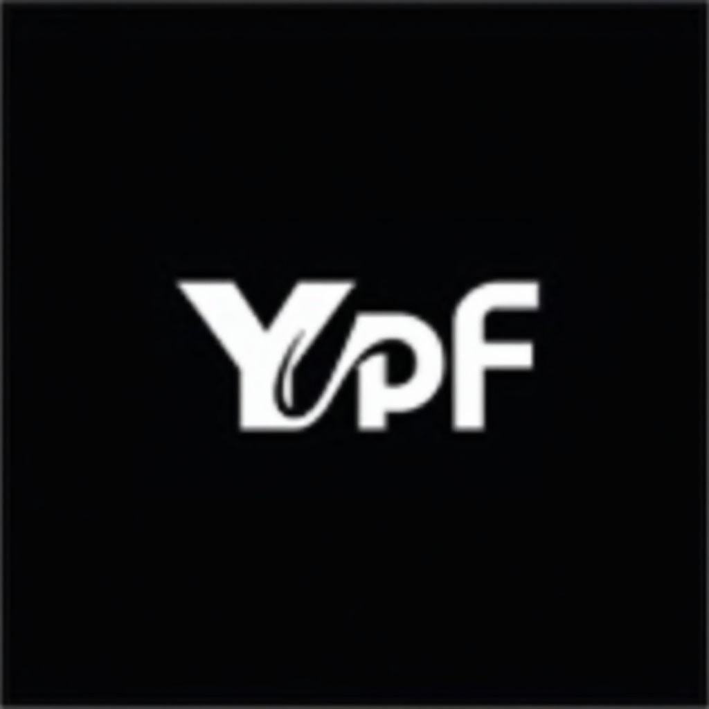 Logo YPF Argentina blanco